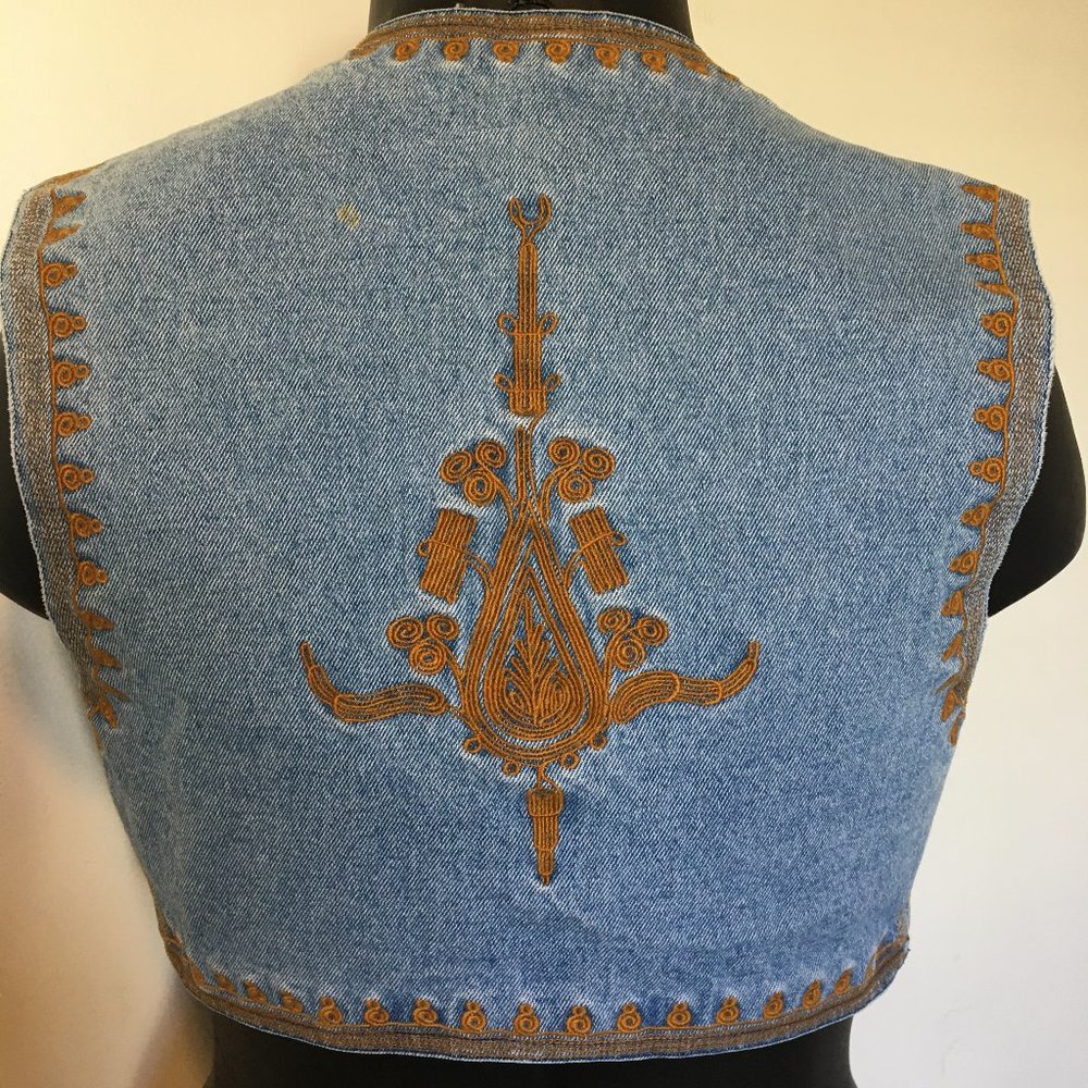 Cambridge Dry Goods Company Childrens Denim Vest - Picture 4 of 6